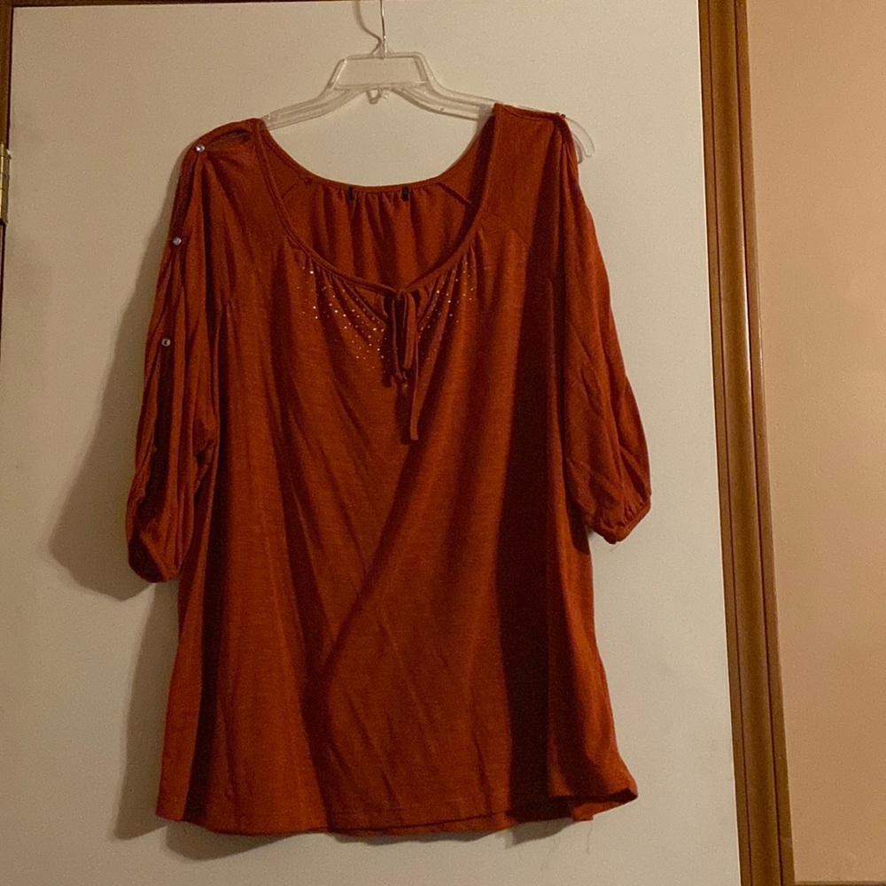 Rust blouse
